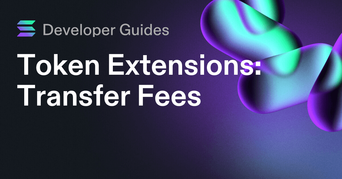 How to use the Transfer Fee extension